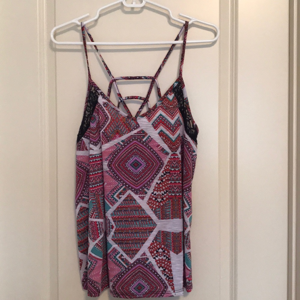 Multi colored tank